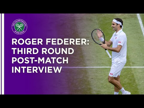 Roger Federer Third Round Post-Match Interview | Wimbledon 2021