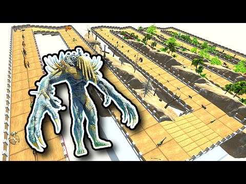 Can Infernals Hunt ALL UNITS In The Gardens DEATHRUN?! - Animal Revolt Battle Simulator