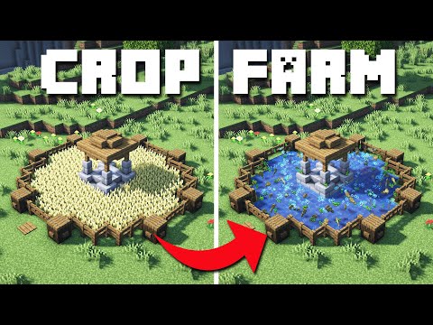 ItsMarloe - Minecraft - Aesthetic Redstone Crop Farm Tutorial (How to Build)