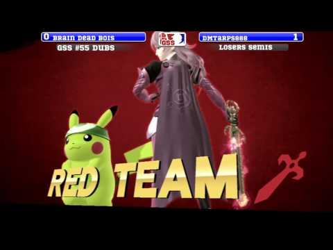 GSS 55 Dubs- Veovis + Quen vs DM888 + ntarps - SSB4 Losers Semis - Smash 4- Smash for Wii U