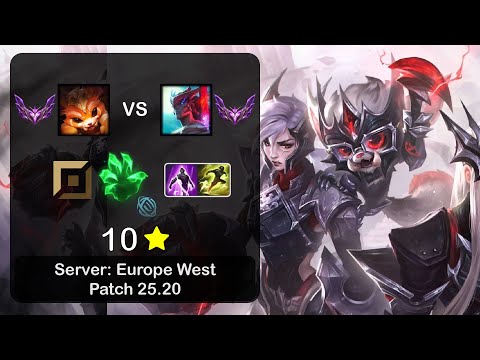 Gnar Top vs Yone - EUW Master - Patch 25.20