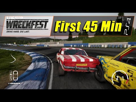 Wreckfest: Drive Hard Die Last (PS4) - First 45 Min (1080@60)