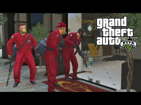 GTA 5 - EPIC Jewelry Store Robbery - How To Set Up Heist Missions (GTA V)