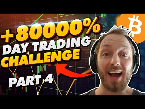+80000% BITCOIN DAY TRADING CHALLENGE PART 4 - 2021