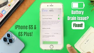 iPhone 6s/6s Plus: Fix Battery Draining Too Fast iOS 15