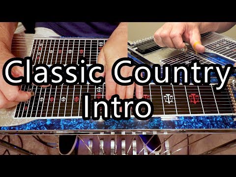 Classic Country Intro in G | Pedal Steel Guitar Lesson