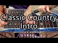 Classic Country Intro In G Pedal Steel Guitar Lesson