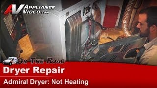 Admiral Dryer Repair - Not Heating - Thermal Fuse