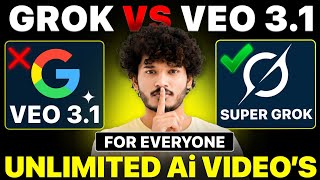 Use Super Grok For Unlimited Ai Video Creation Free of Cost | Super Grok Better Than VEO 3 ?
