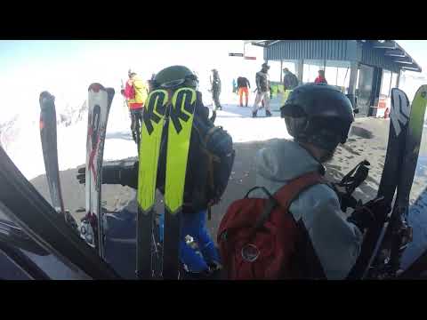 4 Valees, Switzerland- crossing the resort from Nendaz (part 1)