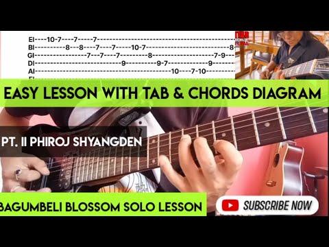 Bagumbeli Blossom Guitar Lesson | Pt. II Phiroj Shyangden Solo Part | feat. Gopal Rasaili, Jenny|