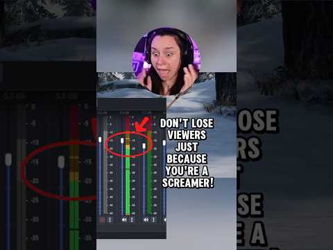 🎙️MIC FILTERS for streamers! How to use OBS Limiter filter #streamingtips #obsstudio #smallstreamer