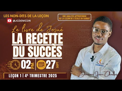 Les non-dits de la leçon 1: "LA RECETTE DU SUCCÈS" | Deniçon 