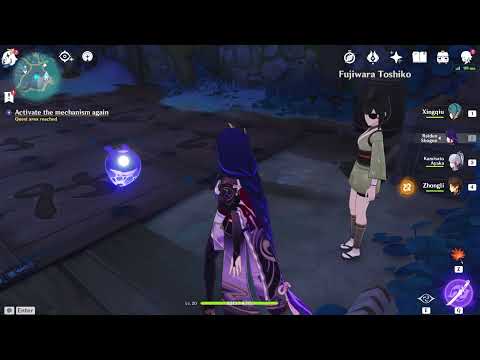 Activate the mechanism | Genshin Impact Inazuma Puzzle