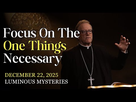 Focus On The One Things Necessary - Bishop Barron's Sunday Sermon