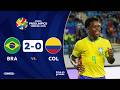 BRASIL vs. COLOMBIA [2-0] | RESUMEN | CONMEBOL PREOLÍMPICO | FASE PRELIMINAR