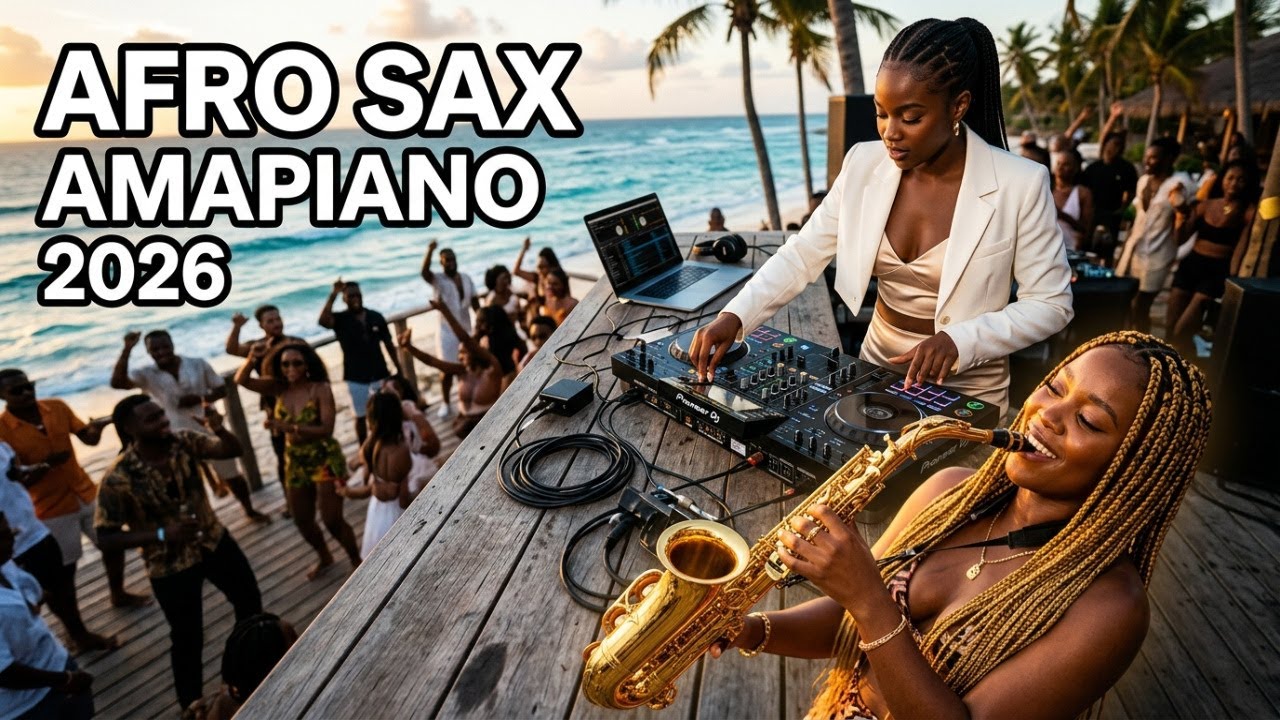 Afrobeat Saxophone Jazz Sunset | Amapiano Reggaeton Chill Mix