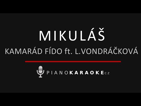 Kamarád Fído ft. Lucie Vondráčková - Mikuláš | Piano Karaoke Instrumental