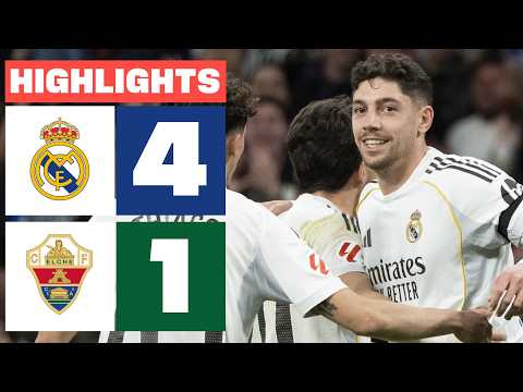 REAL MADRID 4 -  1 ELCHE CF | RESUMEN LALIGA EA SPORTS
