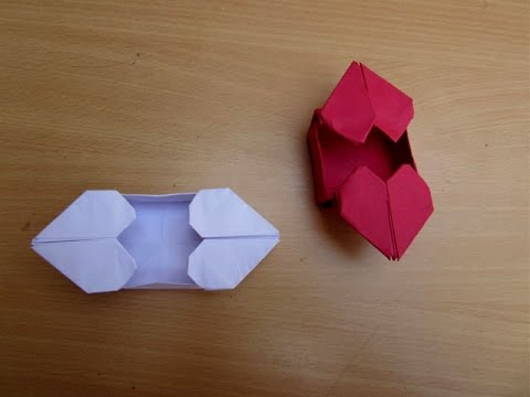 How to Make a Paper Heart Box (Valentine's Day Spl) - Easy Tutorials