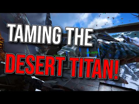 WE TAMED DESERT TITAN WITH ALMOST NOTHING! | ARK Small Tribes Extinction Official PvP