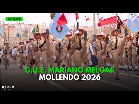 Desfile de la G.U.E. Mariano Melgar por Fiestas Patrias en Mollendo 2026.