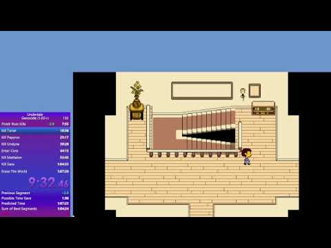[Undertale 1.02+] Genocide Ending in 1:05:55 PB