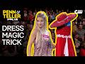 Magician Fools Penn Teller With Quick Dress Change Magic Tricks Penn Teller Fool Us The CW