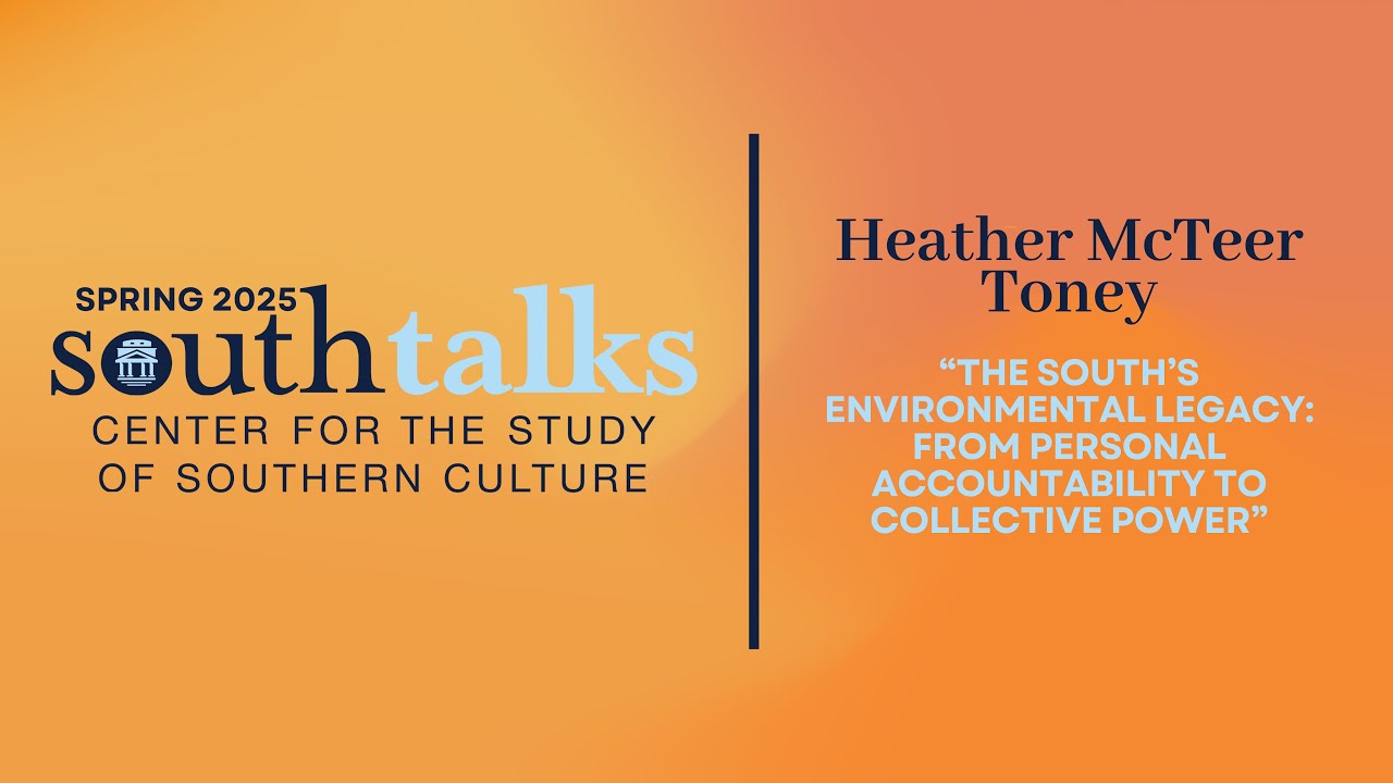 SouthTalks - “The South’s Environmental Legacy” with Heather McTeer Toney