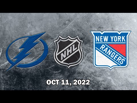 NHL Lightning vs Rangers | Oct.11, 2022