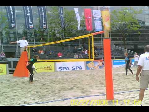 eredivisie beachvolleybal Assen 14 juli 2012