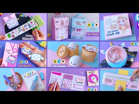 easy paper craft idea / handmade paper craft / school hacks / how to make/ paper craft