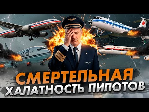 Пять крупнейших авиакатастроф из за халатности пилотов