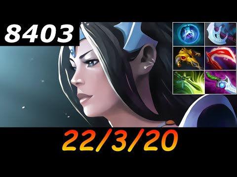 Dota 2 Mirana 8403 MMR 22/3/20 (Kills/Deaths/Assists) Ranked Full Gameplay