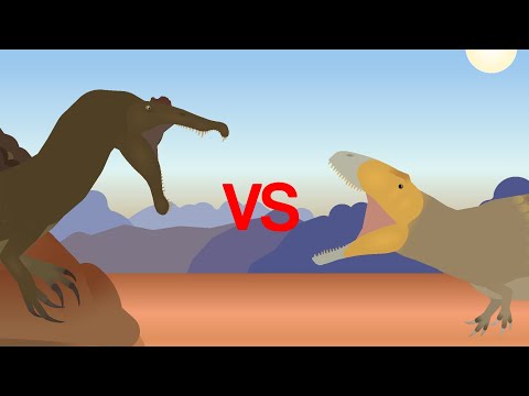 Spinosaurus vs Carcharodontosaurus | Prehistoric Animation
