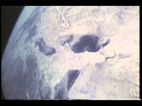 Skylab 4 Over the Great Lakes in Winter