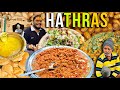 Favorite Tastes Of Hathras Bedai Aloo Ka Nashta Karela Chaat Hanno Lala Ki Rabdi Indian Food