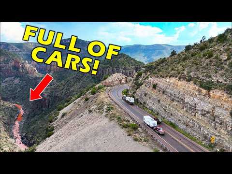 MOST TERRIFYING ROAD IN ARIZONA? The Salt River Canyon Scenic Drive - 60 Year Old Car Wreck Found!