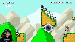 Beating SMM2's Hardest Co-op Level Feat. Lilkirbs14