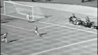 Sir Geoff Hurst, third goal, World cup Final 1966.  They think it&#39;s all over...