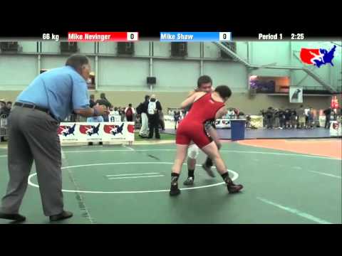 Mike Nevinger vs. Mike Shaw at 2013 ASICS University Nationals - FS
