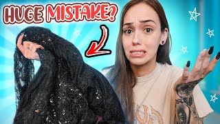 I bought a black WEDDING DRESS  online