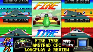 [AMSTRAD CPC] Fire Tyre - Longplay & Review (New Amstrad Racing Game! CPCRetroDev 2020)