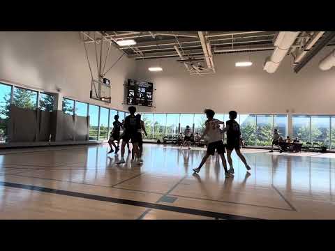 17U OBLX Dundas Dynamo Vs Pelham 2024 Basketball Provincials start of second Half injury break May31