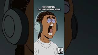 When you're at a Trey Songz recording session #shorts