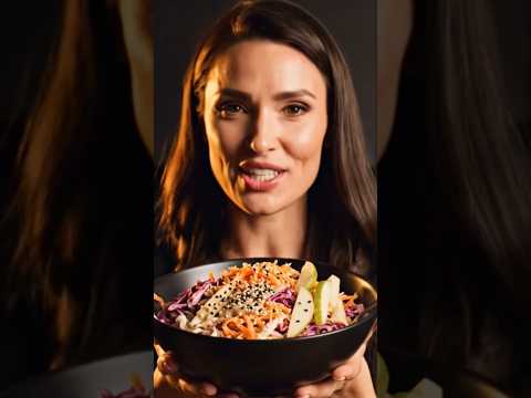 Hrskava kupus salata sa jabukom i tahini dresingom – 10 minuta do wow efekta 🥗🍏