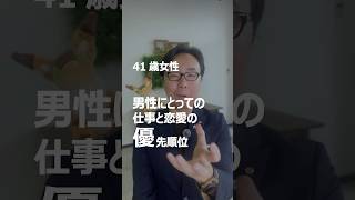 男性にとっての仕事と恋愛の優先順位