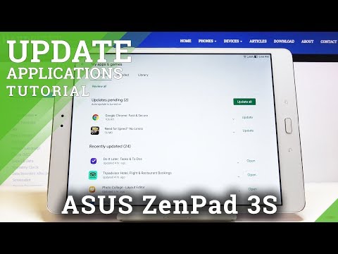 How to Update Apps in ASUS ZenPad 3s – Download Latest App Version