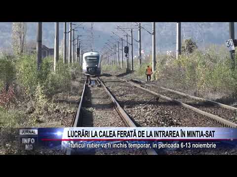 LUCRĂRI LA CALEA FERATĂ DE LA INTRAREA ÎN MINTIA-SAT