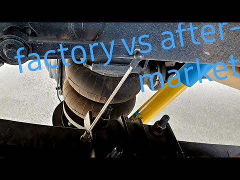 Ram factory vs aftermarket airbags. Owner of both reviews the system.